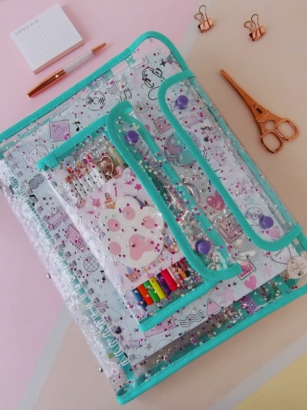 Producto - Organizador A4 Ariana Aqua + Cartu