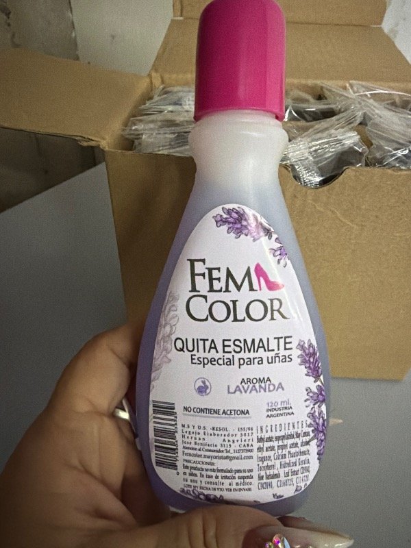 Producto - Quita esmalte fem color x120 ml