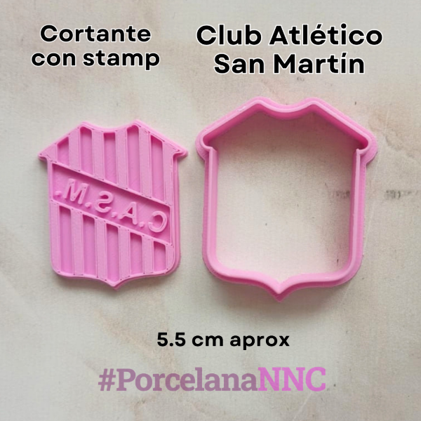 Producto - Cortante con stamp Escudo Club Atlético de San Martín