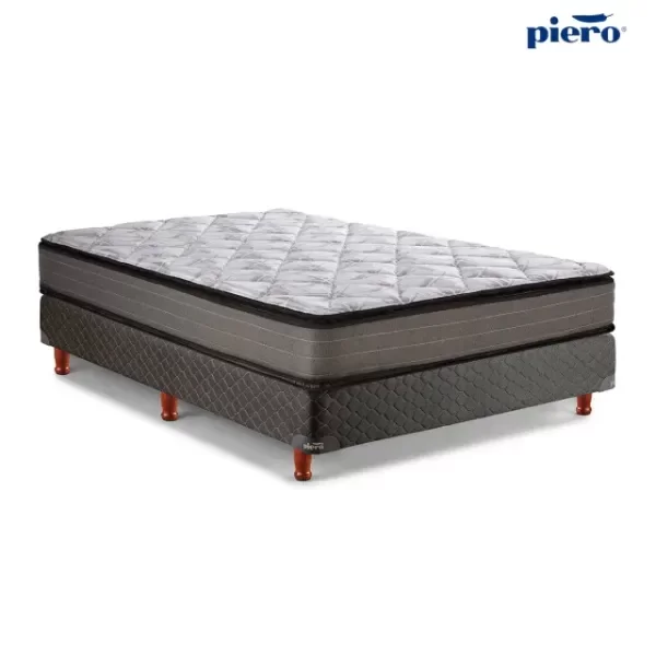 Producto - Sommier y Colchón Piero Nova Doble Pillow Top 190x140 - 2