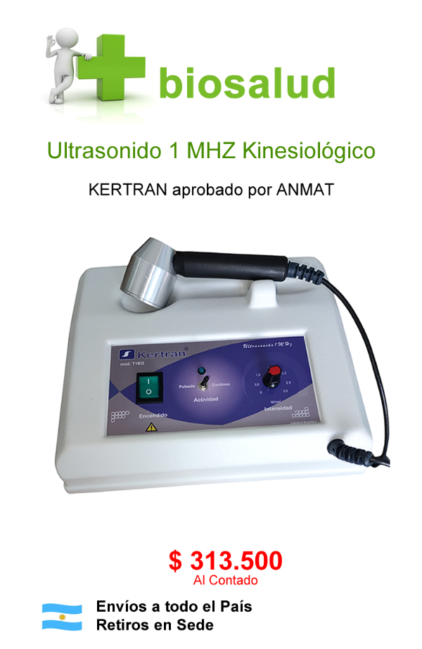 Producto - Ultrasonido Profesional Kinesiológico de 1 mhz - marca KERTRAN