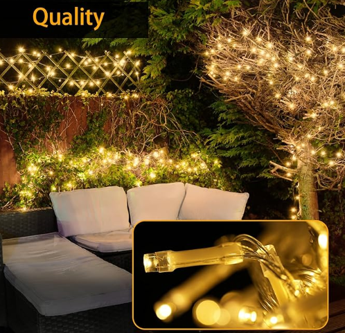 Producto - Luces - Guirnalda. LED 20 mts. Exterior e Interior. Resistentes al agua.