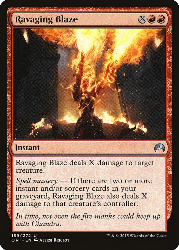 Producto - Ravaging Blaze  Magic Origins