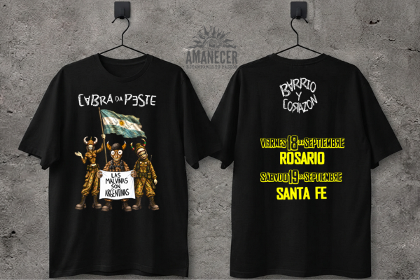 Producto - Remera Cabra Da Peste Gira Rosario/Santa Fe - 0