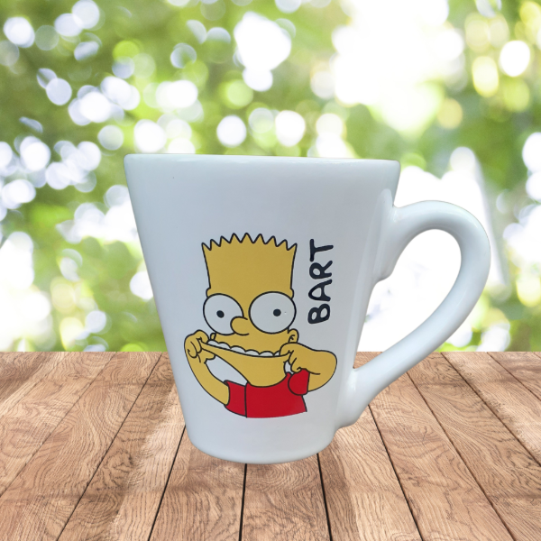 Producto - Taza de cerámica cónica Bart Simpson