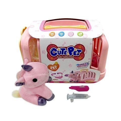 Producto - VALIJITA VETERINARIA UNICORNIO PELUCHE 18X13X13CM