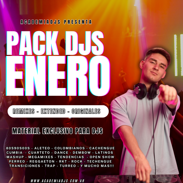 Producto - PACK DE MUSICA PARA DJS ENERO 2026