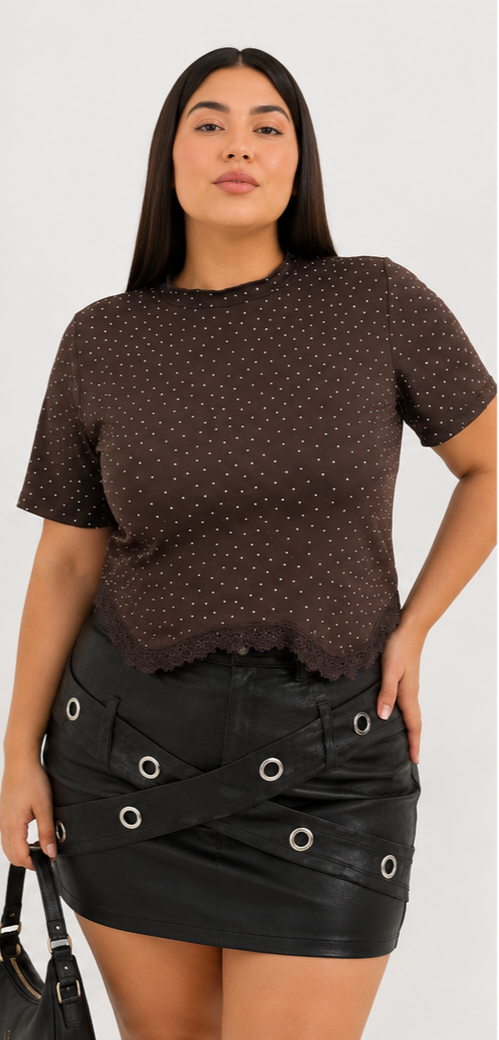 Producto - Top strass cuello cerrado - 1