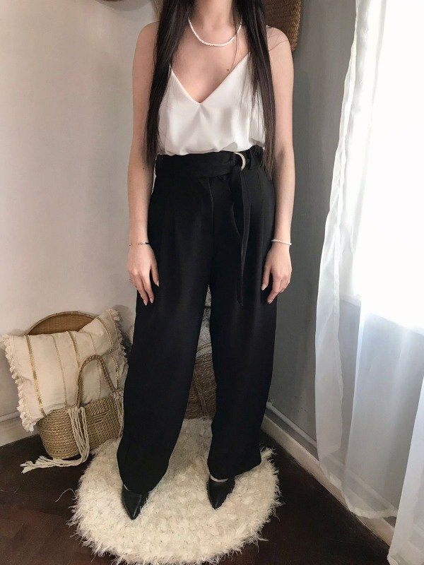 Pantalon sastrero Kairos negro