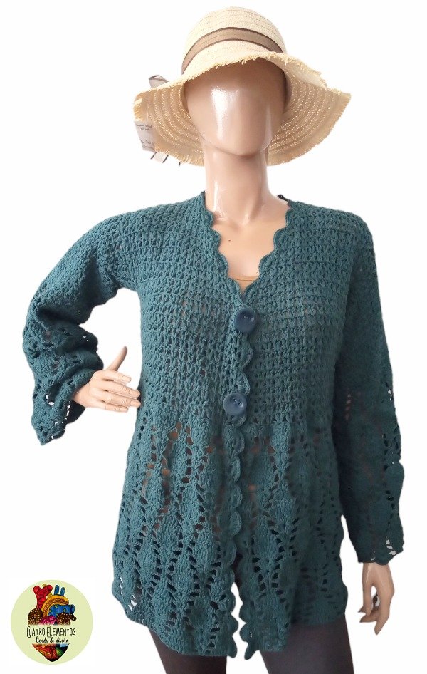 Producto - Campera clasica petróleo - 6