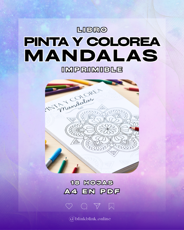 Producto - Pinta y colorea Mandalas