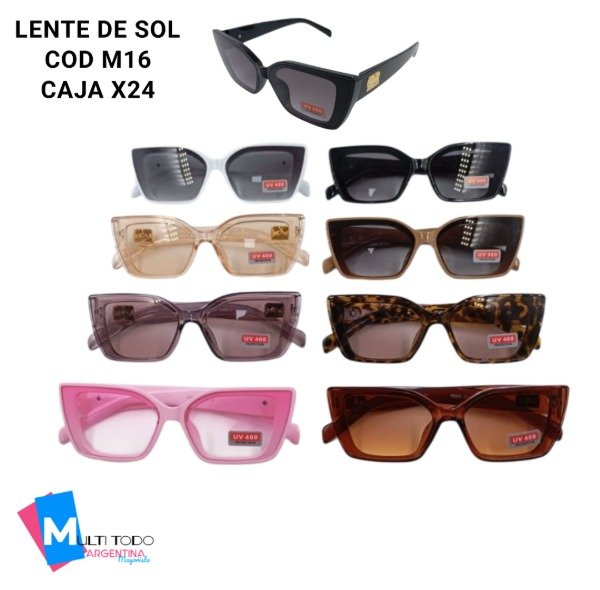 Producto - LENTE DE SOL COD M16 CAJA X24