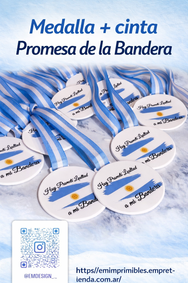 Producto - MEDALLA + CINTA Promesa a la Bandera