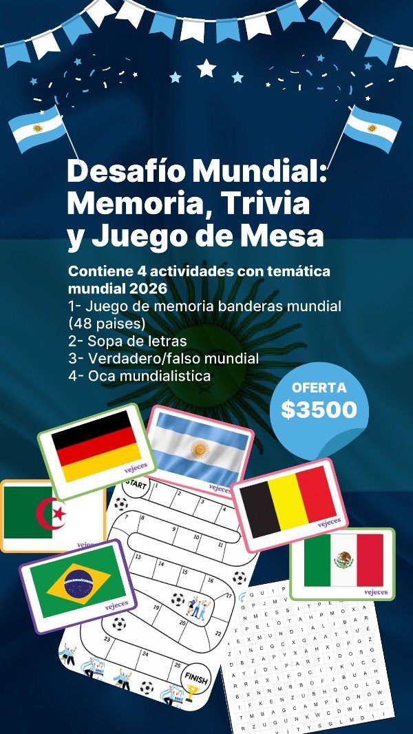 Producto - Desafío mundial