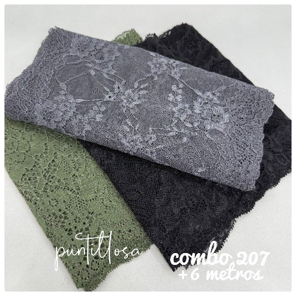 Producto - Combo 207- Puntillas Elastizadas +6 metros