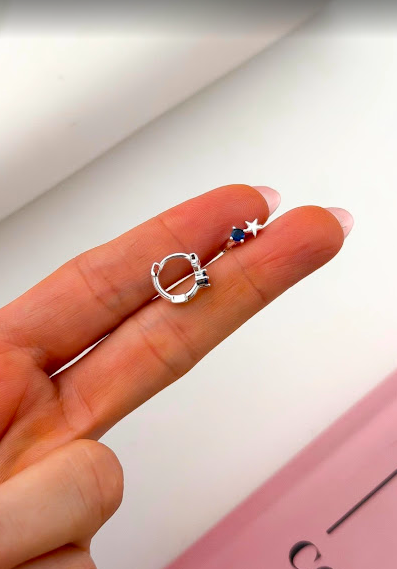 Producto - Aros mini blanco 5266