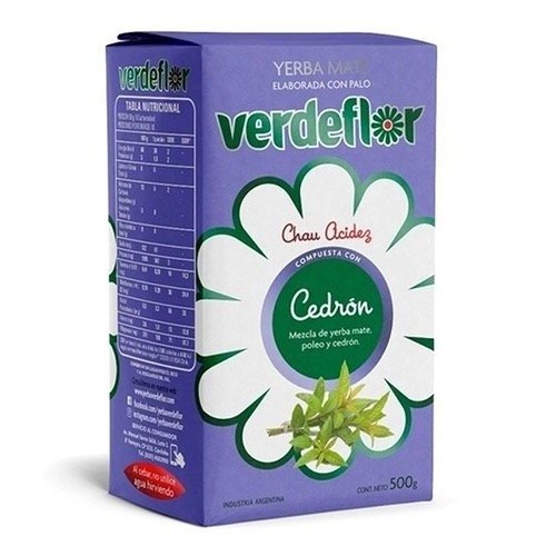 Producto - Verdeflor yerba mate antiácida Peperina x 500 grs