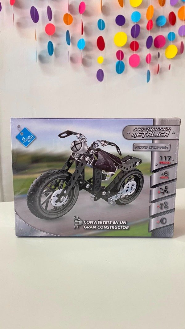 Producto - Juego de construcción metálica- Moto- Wi