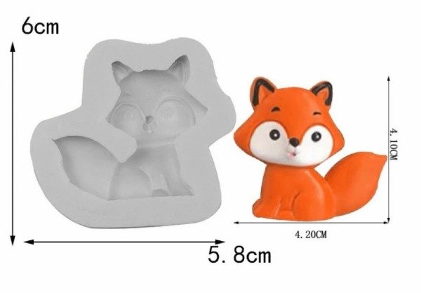 Producto - Molde silicona zorrito