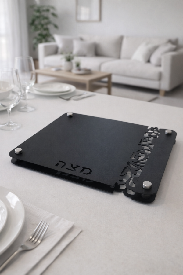 Producto - BANDEJA GLAM PARA MATZA NEGRA