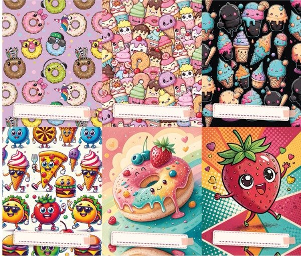 Producto - separador KAWAII x6 NUM 3