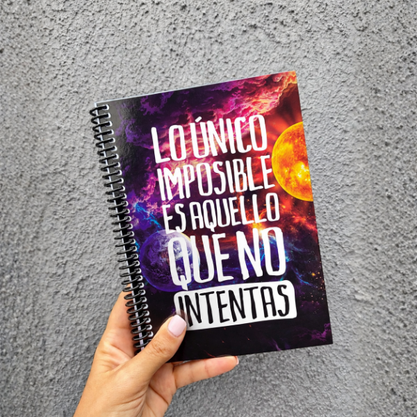 Producto - Cuaderno Frase intentas A5