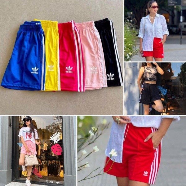 Producto - Short Retro Adidas Dama Primavera Verano Divino Calidad Premium