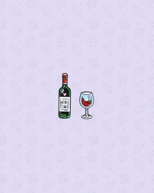 Producto - Pin DÚO BOTELLA/COPA VINO