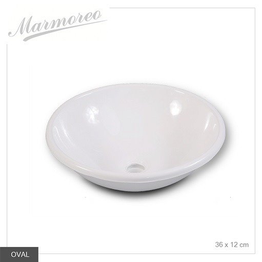 Producto - MARMOREO BACHA APOYO OVAL 36X12 CM. - 0