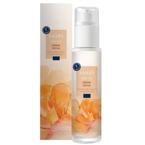 Producto - Crema facial con golden milk y niacinamida 50ml Bioetape Bagues