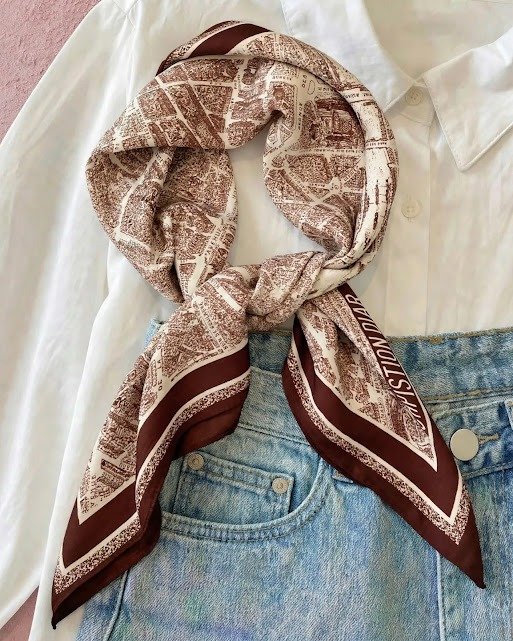 Producto - FOULARD CHRISSY CHOCOLATE