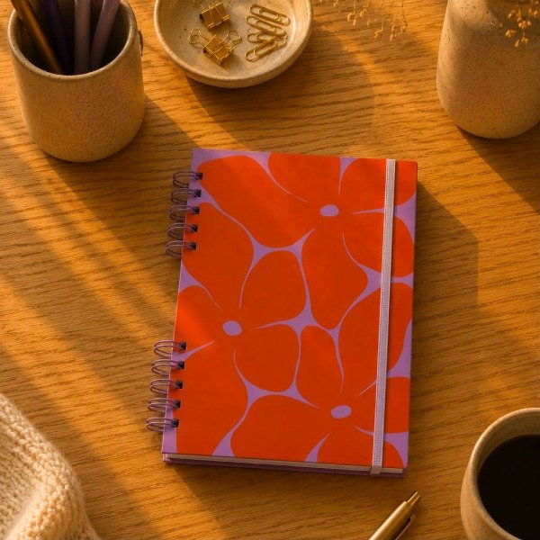 Producto - Cuaderno Flores Vibrantes