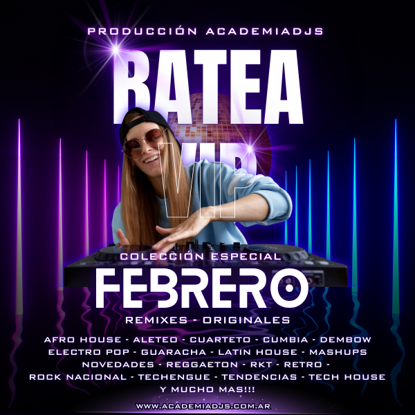 Producto - BATEA DE MUSICA VIP FEBRERO 2026