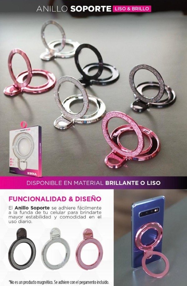 Producto - Soporte Ring Liso y Brillo