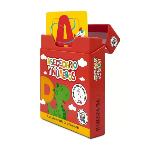 Producto - Tarjeta abecedario y números Marca: Barco de papel - 0