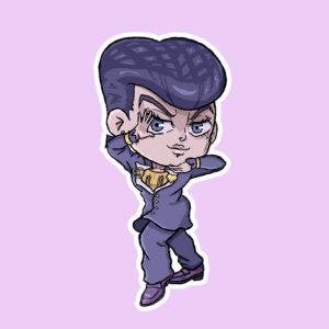 Producto - Stickers en Vinilo - Jojos - Josuke