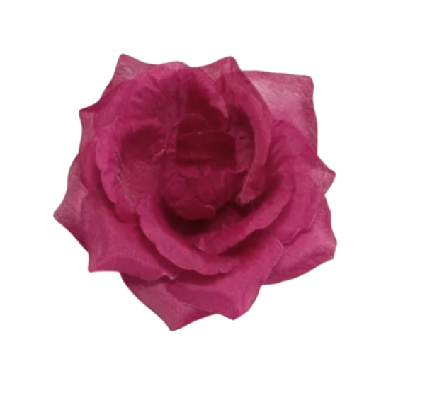 Producto - Pack x 10 Flor 10 Cm Con Pinza Bordó - Amarillo - Acqua - Lila A ELECCIÓN - 1