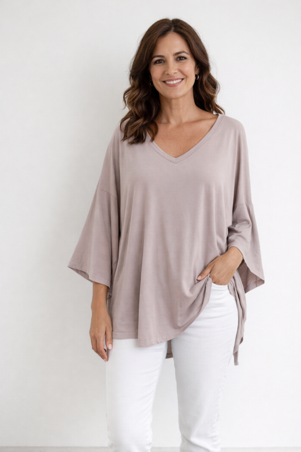 Producto - Remera Lucy- Nude- Talle único