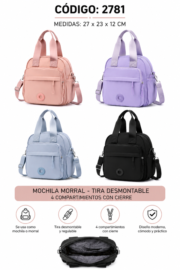 Producto - MOCHILA MORRAL 2781 - 0