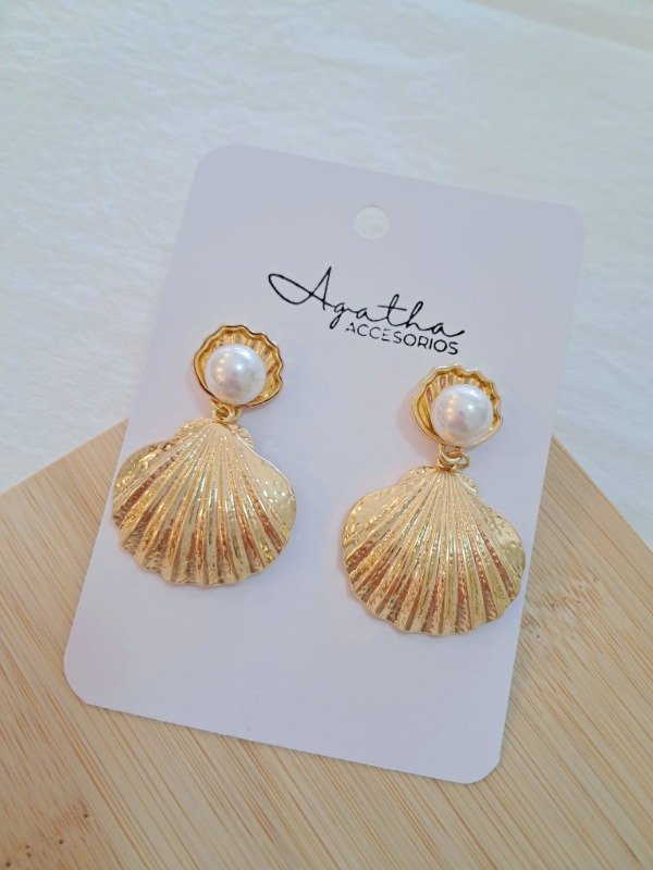 Producto - Aros ostra con perla