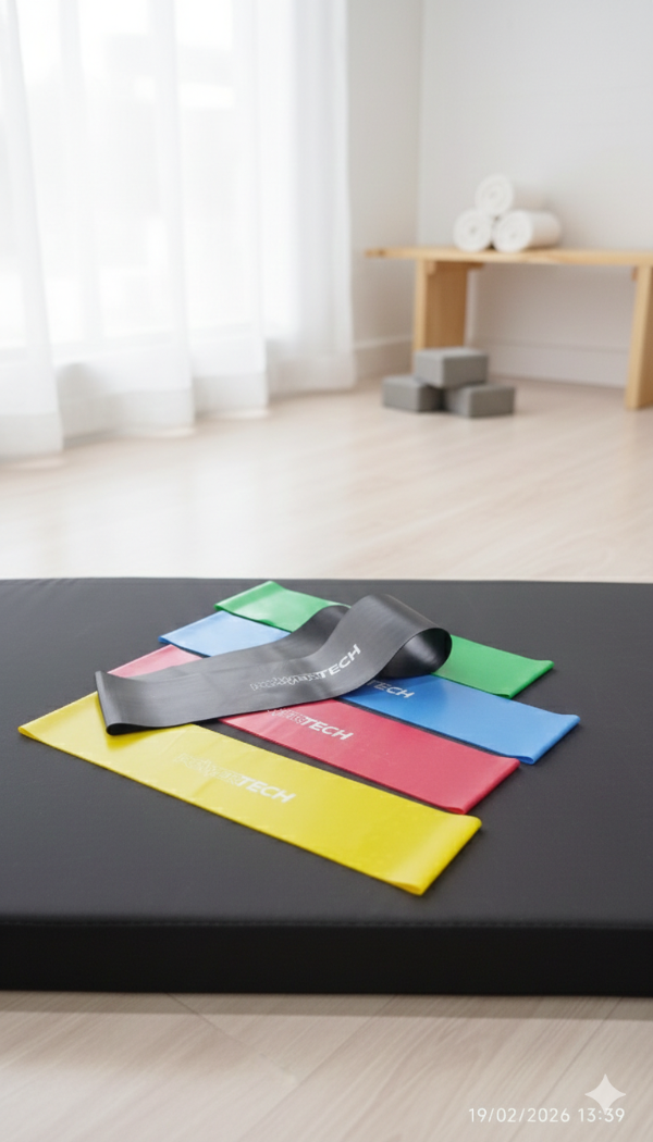 Producto - Bandas circulares de resistencia Powertech. Set 5 tensiones