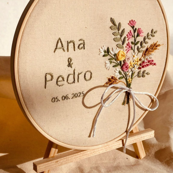 Producto - Bordado en bastidor para alianzas