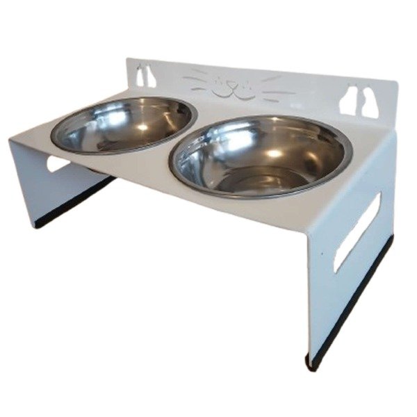Producto - Comedero doble gatito - 1