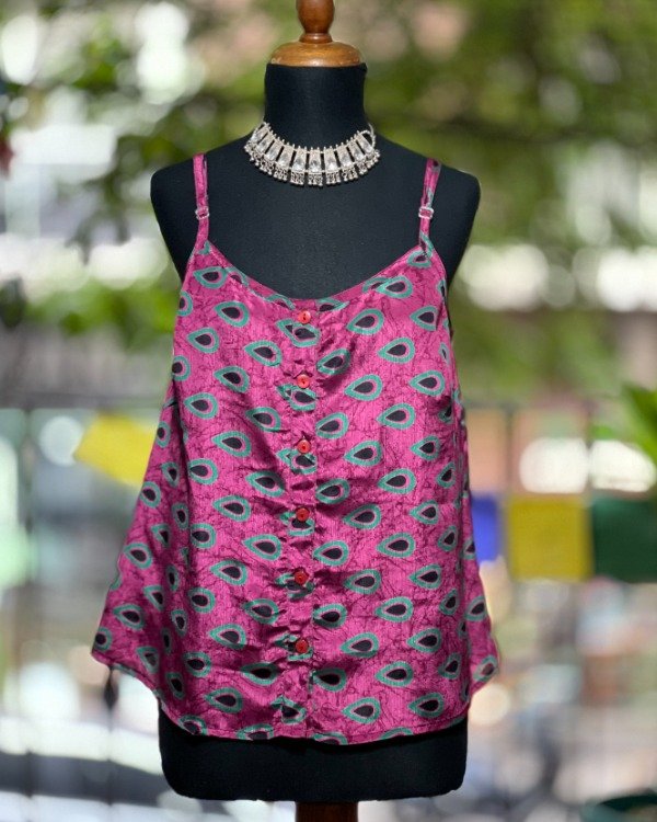 Producto - Musculosa Botones.  Talle XL