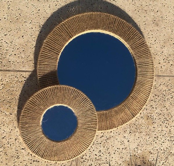 Producto - Espejo en yute chico