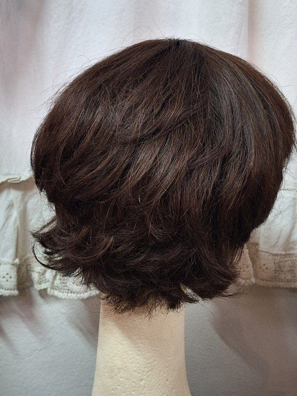 Producto - Peluca Corta Castaño - 7