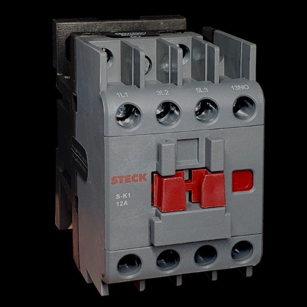 Producto - Contactor Tripolar Steck 3x12a Bobina 220v 1na Sk112a10m