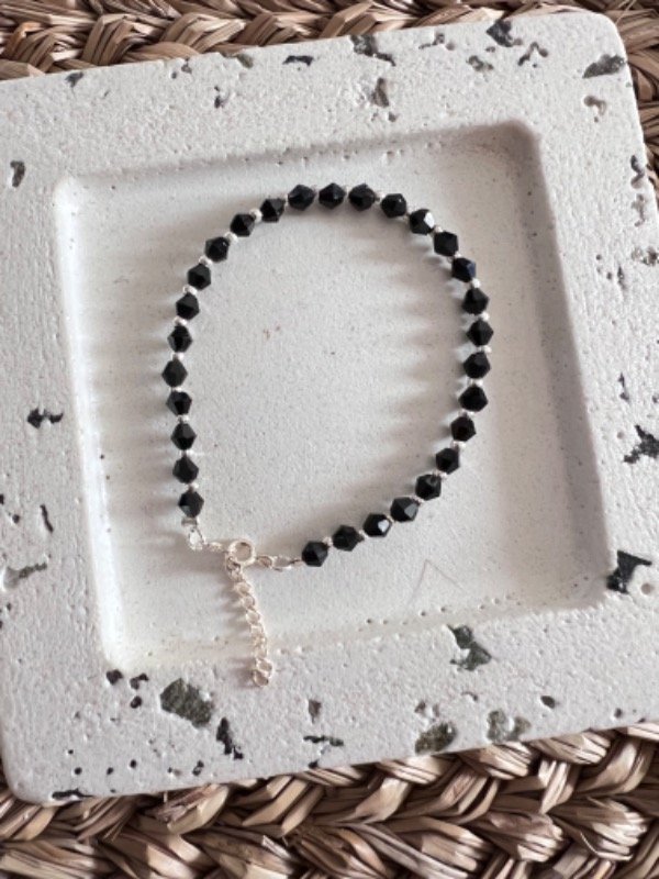 Producto - Pulserita cristales negros