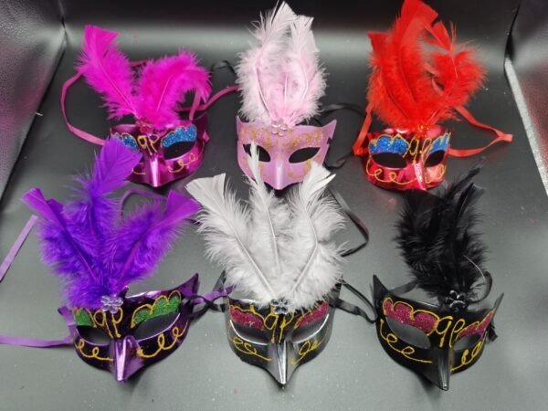 Producto - Antifaz Plumas x 12