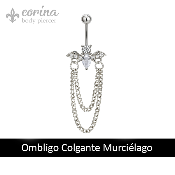 Producto - Ombligo Colgante Murciélago